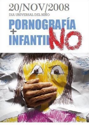 Pornografía infantil, no
